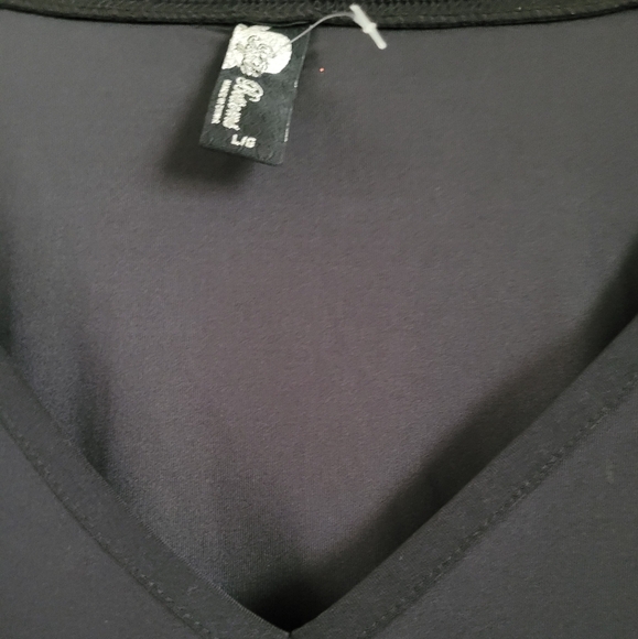 Rare Apple Bottoms Smocked Black Silver Winged Romper Size Large - Picture 3 of 11